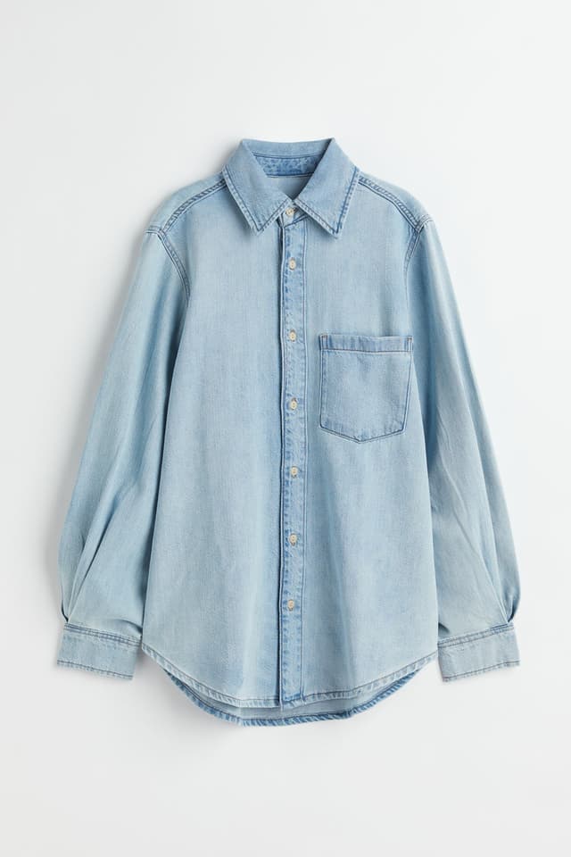 Oversized Denim Shirt
